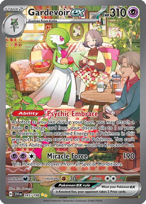 pokemon scarlet and violet gardevoir card.